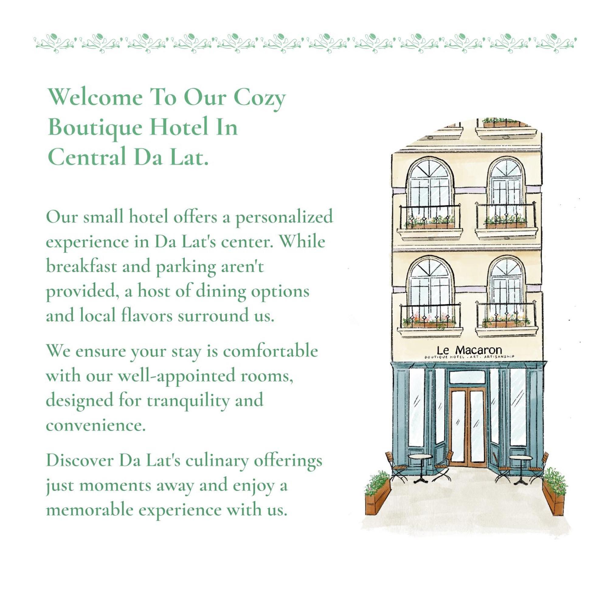 Le Macaron City Center - Boutique Hotel Da Lat Exterior photo